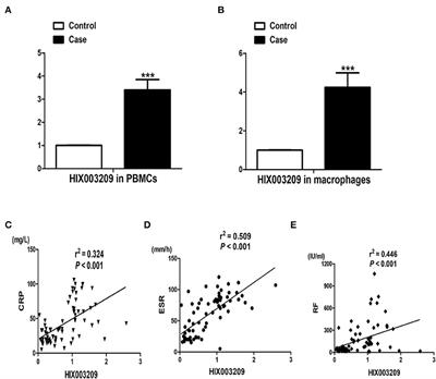 Long Non-coding RNA HIX003209 Promotes Inflammation by Sponging miR-6089 via TLR4/NF-κB Signaling Pathway in Rheumatoid Arthritis